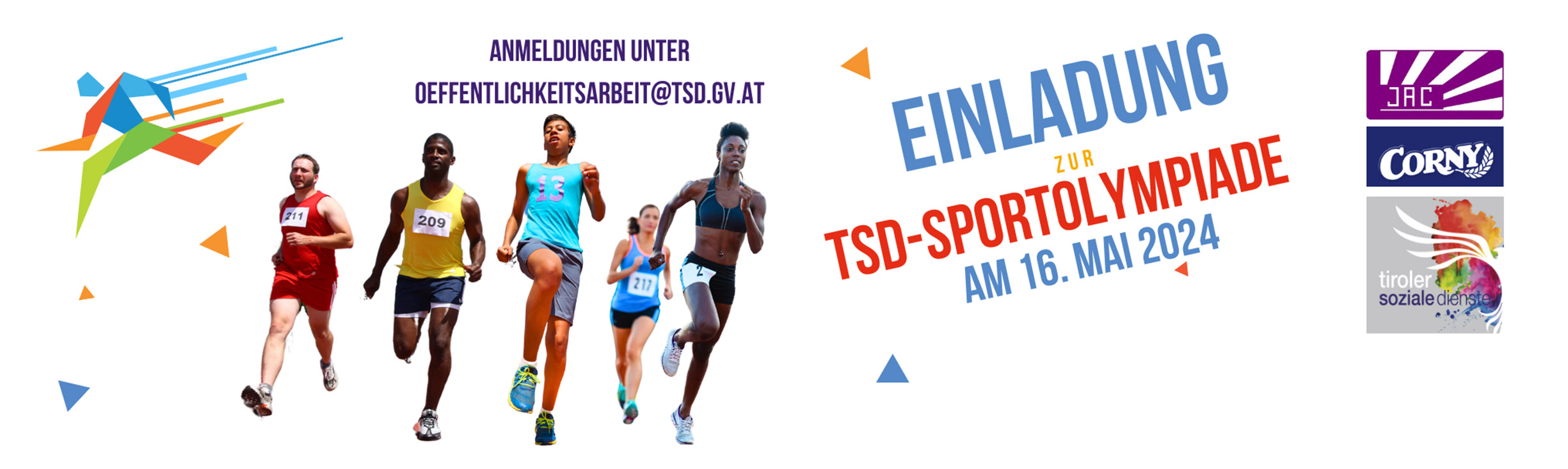 Einladung zur Sportolympiade TSD